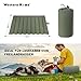 WESTERN HOME WH Hundedecke für Unterwegs Hundedecke Wasserdicht Tragbar Hundematte Outdoor Komfort und Weiches Reisedecke Hund Wasserdicht Camping Hundebett, 110x68 cm (Olive Drab)