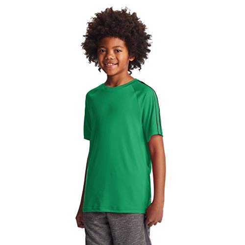 C9 Champion Boys' Fashion Tech Short Sleeve T Shirt, Kelly Green, M