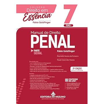 Capa do livro Manual do Direito Penal - Parte Geral - 2A. Ed