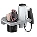 Produktbild Badezimmerregal Aufbewahrung Wandmontage Haartrockner Halter Fön Organizer Für Bürsten Föhn Zahnbürstenhalter Tasse One Größe B.