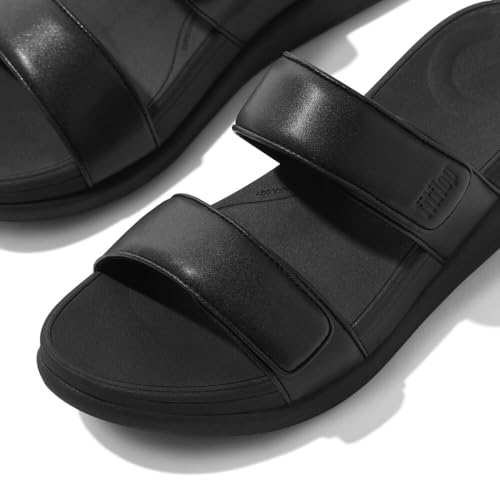 Image of FitFlop Women's, F-MODE GO Adjustable Two-Bar Slide Sandal