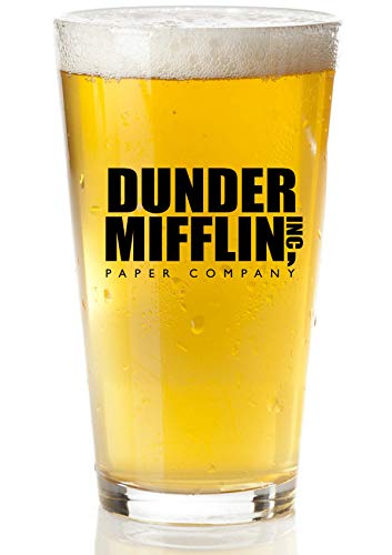 Dunder Mifflin Beer Glass - The Office Gifts From The Hit TV Show