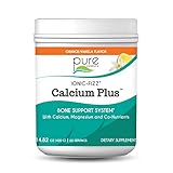 Pure Essence Labs Ionic Fizz Calcium Plus-Perfect Calcium/Magnesium Ratio With Every Co-Factor Needed For Strong Bones - Orange Vanilla - 420 Grams
