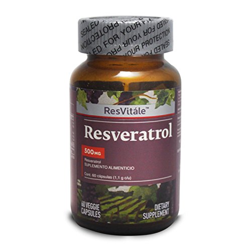 ResVitále Resveratrol 500 mg, 60 cápsulas