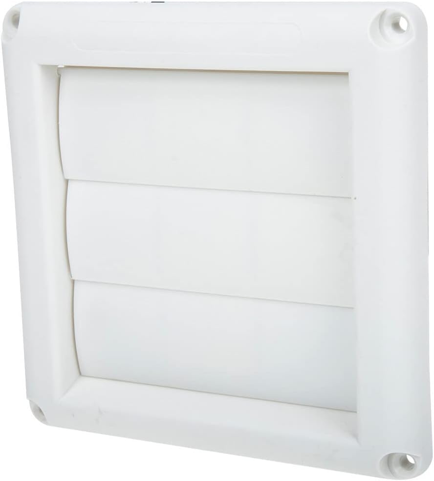 FOMIYES Dryer Vent Cover Louvers Exterior Wall Vent for Air Conditioners and Dryers Lightweight and Easy to Install Rain and