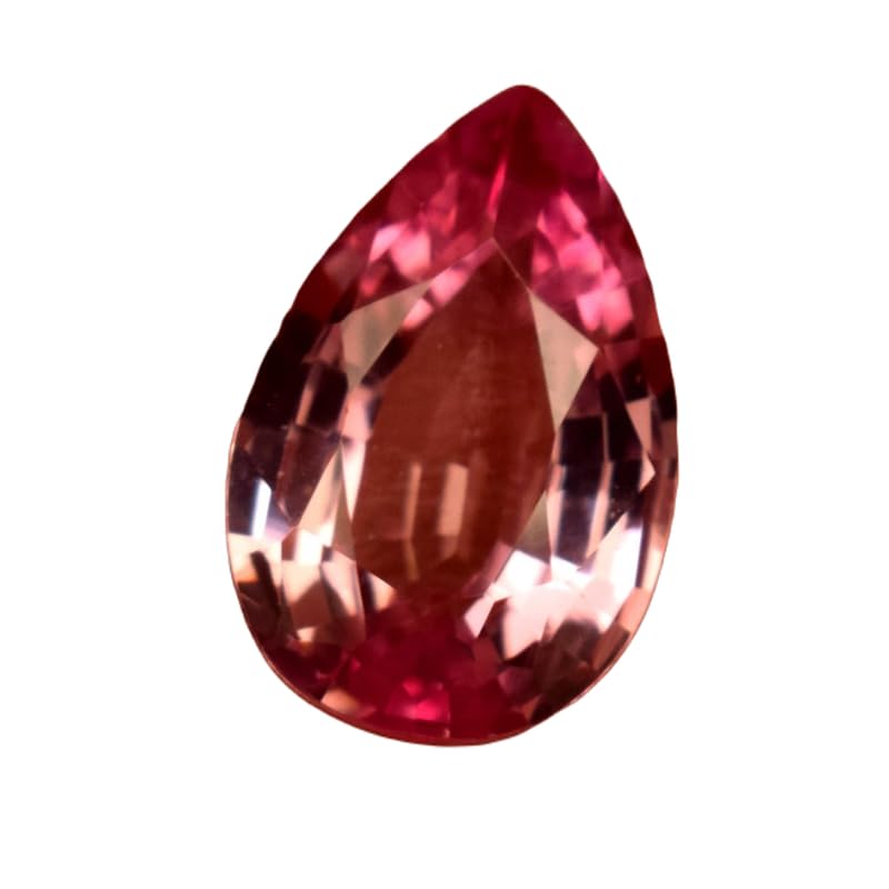 Saphir Padparadscha poire, la pierre idéale pour bague unique