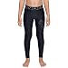 Under Armour Boys' HeatGear Armour Leggings, Black (001)/Pitch Gray, Youth Medium