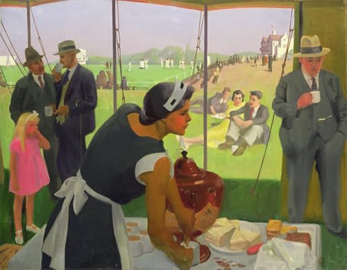 Thé de l'après-midi par Percy Shakespeare tableau abstrait moderne
