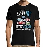 J'peux Pas Une Voiture de Collection ça Prend du Temps (et de l'argent) | T-Shirt Homme Humour/Fun/Drôle pour Les passionés de Vieilles Voitures XL