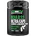 Produktbild BCAA Ultra Caps - 365 Kapseln mit hochdosierten 1100 mg pro Kapsel - Optimales 8:1:1 Verhältnis - Leucin, L-Isoleucin, L-Valin - Verzweigtkettige essentielle Aminosäuren