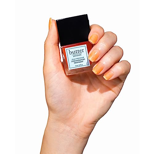 Butter London Orange Marmalade Jelly Preserve Strengthening Treatment, Orange, Nourishes Dry & Brittle Nails, Strengthens Weak Nails, Vitamin E & Tea Tree Oil, Gluten, Vegan & Cruelty Free #TOP5