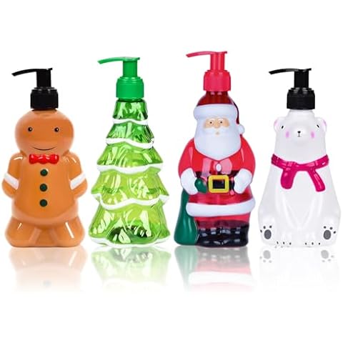 Christmas Themed Refillable Soap Dispenser Set Cover