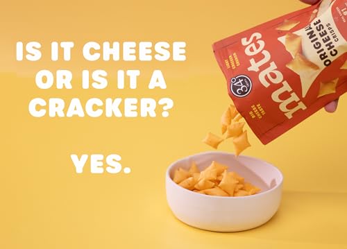 34 Degrees Mates Original Gouda Cheese Crisps - Light & Crispy Cheese Crisps | Gluten-Free, Low Calorie, Healthy Snack for Adults & Kids - 4 Pack - image 2