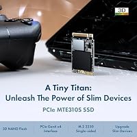 Transcend 512GB MTE310S PCIe 2230 SSD, 3300MB/s für Steam Deck, Surface Pro – Ansicht 3