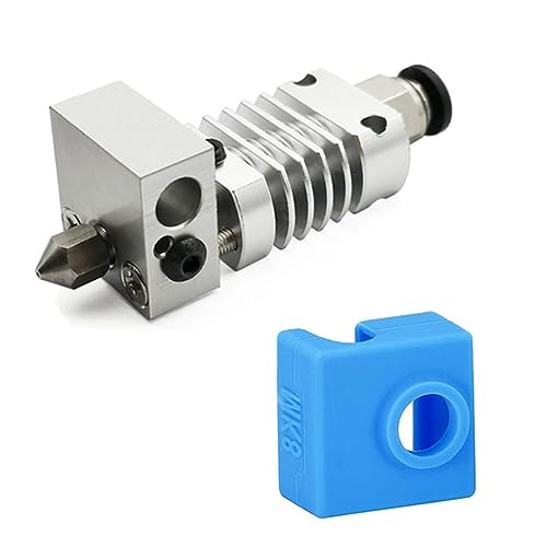 Kit extrudeuse hotend en métal pour CR10 buse 0.4mm usinée et étui silicone durable