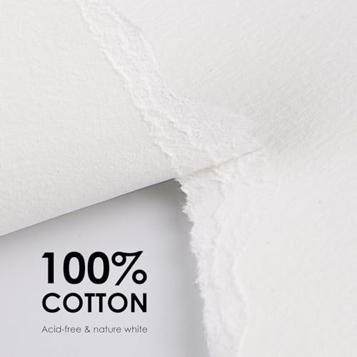 Bloc de acuarela 100% algodón Fingraspuro 9x12 para técnicas húmedas 3