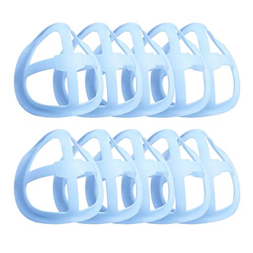 gazechimp Suporte De Proteção Para Batom 5/10 Reutilizável 3D Para Máscara Facial Respirável - Azul