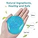 FiveJoy Universal Car Cleaning Gel Detailing Putty, Car Goop Cleaner Car Interior Cleaner Putty for Home, Office, Keyboard, Computer Blue, 4Pack 22.4oz