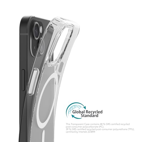 Coque pour iPhone 15 Plus transparente compatible MagSafe