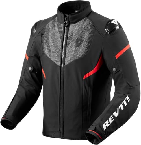 Revit Hyperspeed 2 H2O Motorcycle Textile Jacket, black/neon red, XL