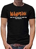 TShirt-People Wahnsinn, was ich so. T-Shirt Herren Sprüche Lustig XXXL Schwarz