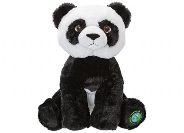 PMS 443136 Eco Plush Panda | Your Planet | 11" | 1pc. Accessory, Black
