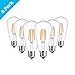 Produktbild HaoHZ Vintage Edison LED Birne, ST64 6W dimmbare Glühbirnen, 4000K neutrales Licht, Klarglas, E26 / E27, 110V-240V (6er Pack)
