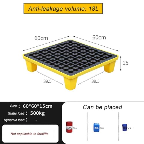 Plateforme de rétention modulaire avec drainage pour déversements - 2