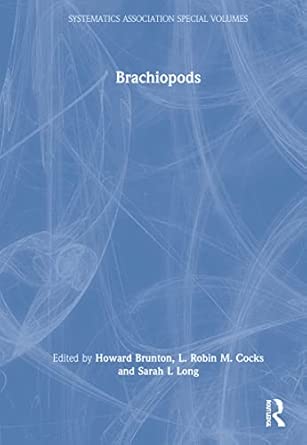 Brachiopods: 63 1st Edition book cover