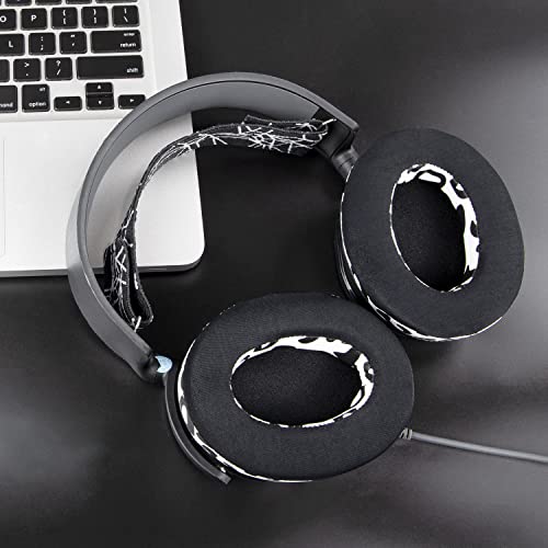 Image of SOULWIT Cooling Gel Earpads Cushions for Audio-Technica ATH M50X /M40X, HyperX Cloud /Alpha, SteelSeries Arctis, Ear Pads for Sony MDR-1ABT /1RBT /1RNC /7506, Turtle Beach Stealth 420X /600 - Snow Leopard