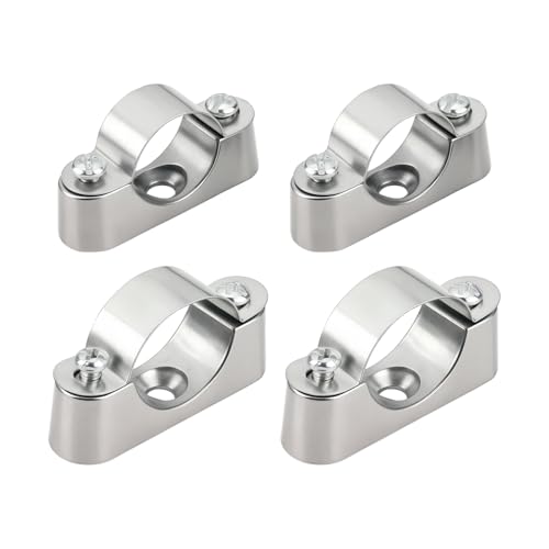 VGOL 40 Piezas de Soporte de Tubería Abrazadera de Soporte de Tubería Clip de Sillín Tarjeta de Pared para Fijación de Tuberías Y Cables Tendido de Tuberías Tuberías Eléctricas (20 Mm 25 Mm)