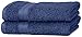 Produktbild Amazon Basics Handtuch-Set, ausbleichsicher, 50 X 100 cm, 2 stück, Händehandtuch, Königsblau, 100% Baumwolle 500g/m²