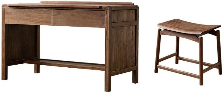 Dressing Table Chinese Style Wooden Bedroom Dressing Table Makeup Table Study Desk Dressing Table with Mirror