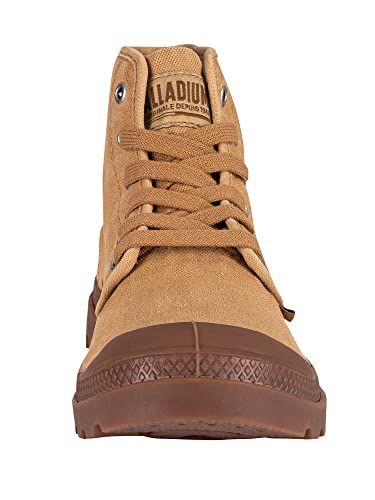 Image of Palladium Pampa Hi Men's Outdoor Boots | Hiking, Trekking & Riding Ankle Boots | Stonewashed Canvas, All-Season, Quick-Dry