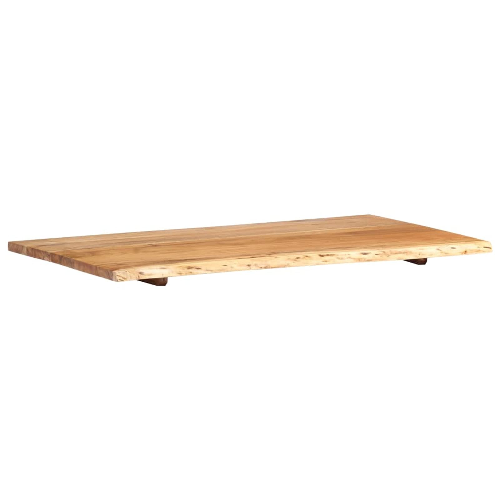 Gecheer Plateau de lavabo de salle de bain - Plaque en bois pour lavabo de salle de bain - Bois massif d'acacia - 100 x 52 x 2,5 cm