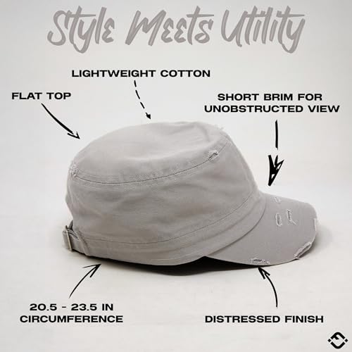 Image of Funky Junque Vintage Newsboy Cap, Women's Cadet Cabbie Hat | Cadet cap with vintage distressed look for casual outings, fall layering, denim looks & gifting