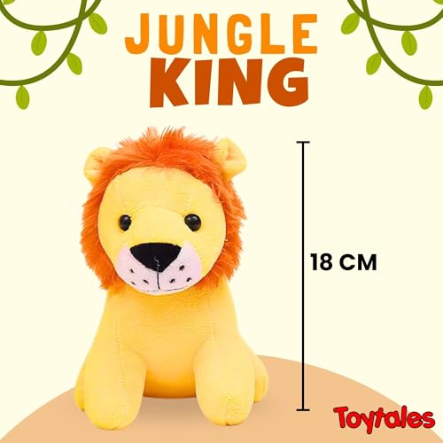Image of TOYTALES Soft Toy Combo Pack Cute Lion & Pink Unicorn Plush Stuffed Animals for Kids, Huggable Cuddly Soft Toys for Girls & Boys, Birthday & Baby Shower Gift (Pack of 2)