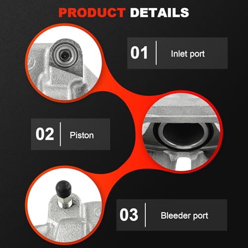 Image of cciyu Front Left & Right Brake Calipers Assembly w /Bracket 18B5270A 18B5271A For Buick For LaCrosse /For Regal,For Chevrolet For Malibu /For Malibu Limited