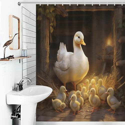 Rideau de douche canard imperméable pour résoudre les problèmes d'infiltration d'eau - 6