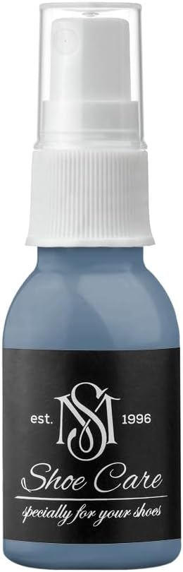 Nutritive Leather Spray - NCS S 5020-R90B Darkest Indigo Grey Blue - Deep Conditioning & Shoe Color Restoration for Smooth Leather by MAVI STEP - 1.70 fl oz / 50 ml