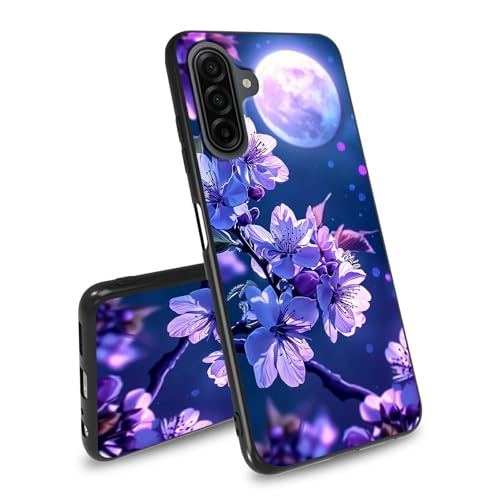 BEOTIWAD for Samsung Galaxy A16 4G/5G Case,Purple Cherry Blossoms