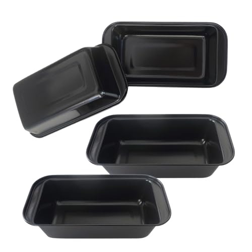 LoveDeal Mini Loaf Pans, 6" x 3.3" Nonstick Carbon Steel