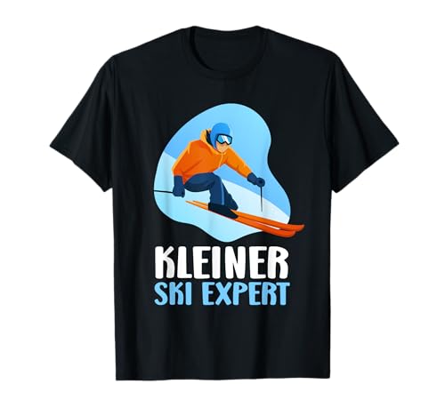 Skifahren Kinder KLEINER SKI EXPERT Lustiges Jungs T-Shirt