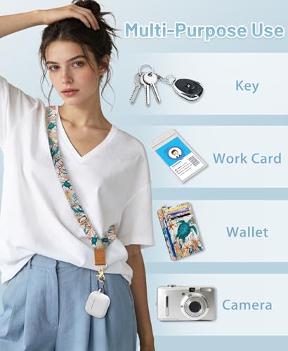 Image of Yonlevres Phone Lanyard Crossbody Strap Wrist Neck Adjustable Women Turtle | Cell Phone Lanyard for Cruise Travel Daily, Hands-free, Fit Keys ID Badge, for Full-coverage Phone Case, Accessories, Gifts