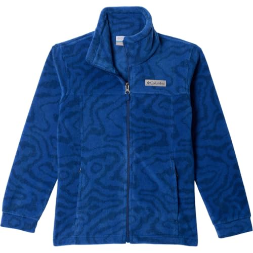 Columbia Youth Boys Zing III Fleece, Mountain Blue Topoglitch Tonal, Large