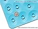 Non-Slip Bathtub Mat OTHWAY Soft Rubber Bathroom Bathmat with Strong Suction Cups (Blue)