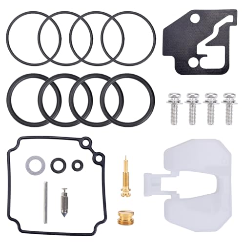 62Y-W0093-00-00 Carburetor Repair Kit for Mercury Mariner, for Yamaha Outboard Motor 40HP 50HP 4-Stroke Carb Rebuild Kit 809594A1 Carburetor Rebuild Repair Kit w/Joint