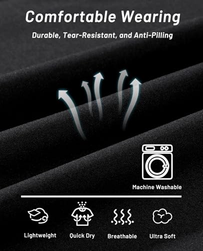 MIER Men's Quick Dry Running Shorts with Zipper Pocket, Elastic Waist Athletic Workout Exercise Fitness Shorts, 7 Inch3