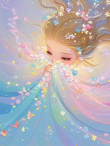 MIRONS Peinture Diamant 5D Fille de rêve toile de qualité
