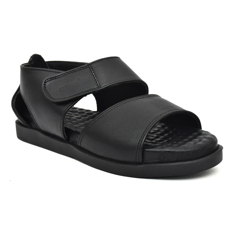 Image of HEALTH FIT Orthopedic & Diabetic Sandal Breathable & Adjustable Strap Sandals Dr Sandals Soft Sole Ultra-Lightweight Sandal for Men's 2021